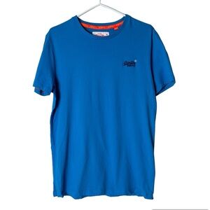 Vintage Superdry Men’s The Orange Label Blue T Shirt XL